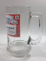 Genuine Budweiser Beer 5 1/2" Tall Glass Beer Mug