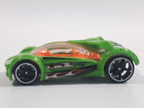 2016 Hot Wheels Stunt Circuit Iridium Green Die Cast Toy Car Vehicle