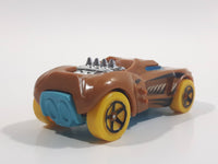 2017 Hot Wheels Street Beast Growler Brown Die Cast Toy Car Vehicle