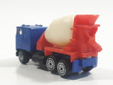 Summer Marz Karz Style Kenworth K100 Cement Truck Blue Red White 1/90 Scale Die Cast Toy Car Vehicle Made in Hong Kong
