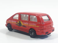 Pioneer 1990 Toyota Previa / Estima Wilderness Camper Center Mini Van Red Die Cast Toy Car Vehicle