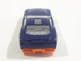 2013 Hot Wheels Track Aces Torque Screw Metalflake Blue with Orange Die Cast Toy Car Vehicle
