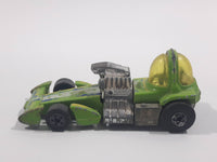 Vintage 1980 Hot Wheels Bubble Gunner Light Green Die Cast Toy Car Vehicle