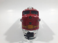 Bachmann Santa Fe 307 Red and Chrome Freight Train Diesel Engine Locomotive HO Scale Not Tested