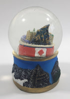 Canadian Rockies 3 1/2" Miniature Snow Globe - Tilted