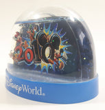 2010 Walt Disney World "Ten Times The Fun" 2 3/4" Miniature Plastic Snow Globe