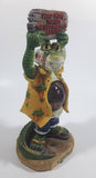 Rare 2005 Gatorland Orlando, Florida Send More Tourist The Last Ones Were Delicious! 3D Standing Alligator Themed 7 1/2" Snow Globe with Garbage Filled Stomach