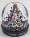 Kennedy Space Center NASA Space Shuttle Star Themed 3" Plastic Snow Globe