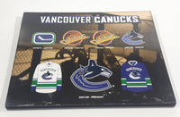 Vancouver Canucks NHL Ice Hockey Team Jersey History 9 3/4" x 11 3/4" Wood Wall Plaque