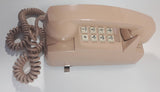 Vintage GTE Automatic Electric Sand Beige Button Push Wall Mount Telephone Tested Working Partially