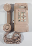 Vintage GTE Automatic Electric Sand Beige Button Push Wall Mount Telephone Tested Working Partially