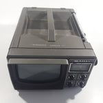 Vintage Bentley Portable TV 5" Black and White Television Model 100C VHF/UHF Radio - No Adapter - Not Tested