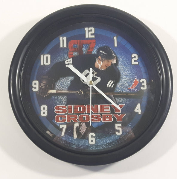 NHLPA Sydney Crosby #87 Pittsburgh Penguins NHL Ice Hockey Player Battery Operated 8" Round Wall Clock