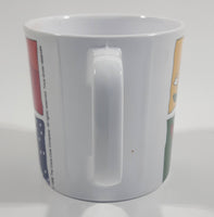 1998 Gibson Coca Cola Company Four Seasons White Hard Plastic Coffee Mug Cup
