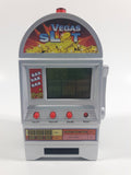 Vegas Slot Machine 5 1/2" Tall Batter Operated Plastic Coin Bank