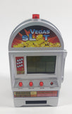 Vegas Slot Machine 5 1/2" Tall Batter Operated Plastic Coin Bank