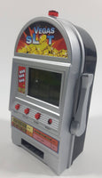 Vegas Slot Machine 5 1/2" Tall Batter Operated Plastic Coin Bank