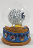 Disney Parks Authentic Original Epcot One Mouse One World 2 1/2" Miniature Snow Globe