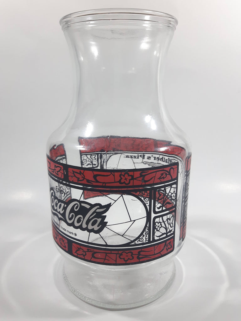 Vintage 1970s Godfathers Pizza Coca Cola Coke Soda Pop Red Black Stai