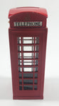 1998 Zelox British London, England Red Metal Phone Box Telephone Booth Coin Bank