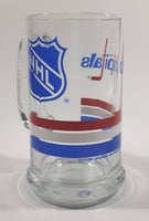 1988 Cutler Brands NHL Ice Hockey Washington Capitals Sports Team 5 1/2" Tall Glass Beer Mug Sports Collectible