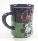 Disney Mickey's Coffee "Really Swell" All-Method Grind Disney Blend Black and Green Ceramic Coffee Mug Cup