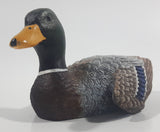 Vintage 1970s Heritage Decoys Mallard Duck with Wing Lifted Miniature Decorative Ornament J.B. Garton