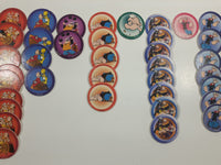 1995 King Features Syndicate Popeye The Sailor Cartoon Character Pogs / Caps Lot of 40