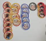 1995 King Features Syndicate Popeye The Sailor Cartoon Character Pogs / Caps Lot of 49