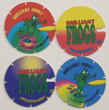 1995 Brilliant Frogs Limited Edition Series 1 UFS United Features Syndicate Charlie Brown Pogs / Caps Lot of 4
