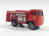 Maisto Pumper Truck Red Die Cast Toy Car Vehicle