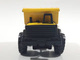 1998 Maisto Tonka Hasbro Mighty Dump Truck 768 Yellow 1/64 Scale Die Cast Toy Car Construction Vehicle