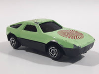 Unknown Brand #94 Light Green Die Cast Toy Car Vehicle