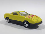Greenbrier International #7 Yellow Die Cast Toy Car Vehicle