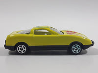 Greenbrier International #7 Yellow Die Cast Toy Car Vehicle