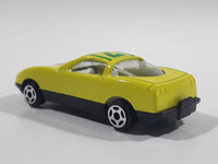 Greenbrier International #7 Yellow Die Cast Toy Car Vehicle