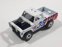 Zee Toys Dyna Wheels D125 Rough Riders Pickup Truck #35 White Die Cast Toy Car Vehicle
