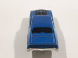 2010 Hot Wheels Muscle Mania '70 Buick GSX Dark Electric Blue Die Cast Toy Car Vehicle - Missing Windows