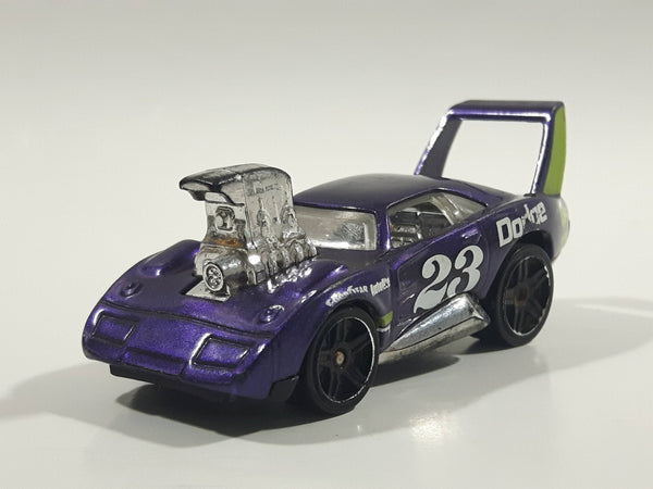 2017 Hot Wheels Tooned '69 Dodge Daytona Metalflake Purple Die Cast Toy Car Vehicle