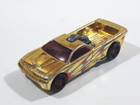 2010 Hot Wheels Hot Haulers Bedlam Truck Gold Chrome Die Cast Toy Car Vehicle