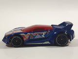 2016 Hot Wheels HW Games Quick N' Sik Candy Blue Die Cast Toy Car Vehicle