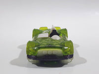 2019 Hot Wheels X-Raycers Monteracer Clear Lime Green Die Cast Toy Race Car Vehicle