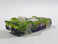 2019 Hot Wheels X-Raycers Monteracer Clear Lime Green Die Cast Toy Race Car Vehicle
