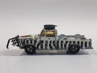 Vintage Majorette Dodge Simca White Safari Truck with Black stripes 1/80 Scale Die Cast Toy Car Vehicle