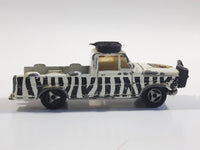 Vintage Majorette Dodge Simca White Safari Truck with Black stripes 1/80 Scale Die Cast Toy Car Vehicle