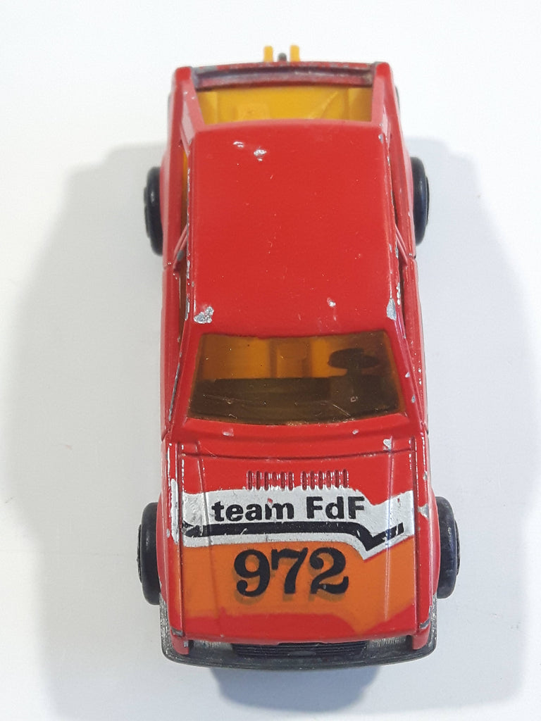 Miniature Majorette N°212 - Ford Escort XR3i Rouge - Échelle 1/55 - Métal - Occasion