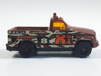 2005 Matchbox Military Troop Carrier Truck Matte Brown Die Cast Toy Car Vehicle