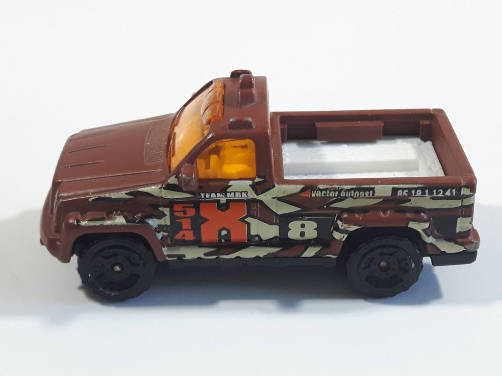 2005 Matchbox Military Troop Carrier Truck Matte Brown Die Cast Toy Ca ...