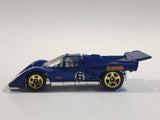 2006 Hot Wheels First Editions Ferrari 512M Blue Die Cast Toy Car Vehicle with Opening Engine Bay