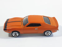 2009 Hot Wheels AMC Javelin AMX Metalflake Orange Die Cast Toy Muscle Car Vehicle